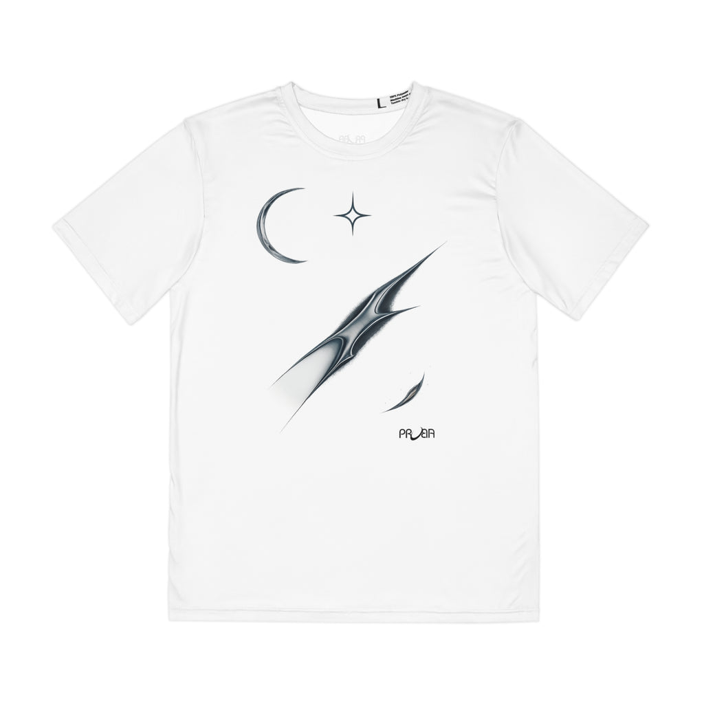 Chrome Eclipse Graphic Tee — Men's Polyester Shirt